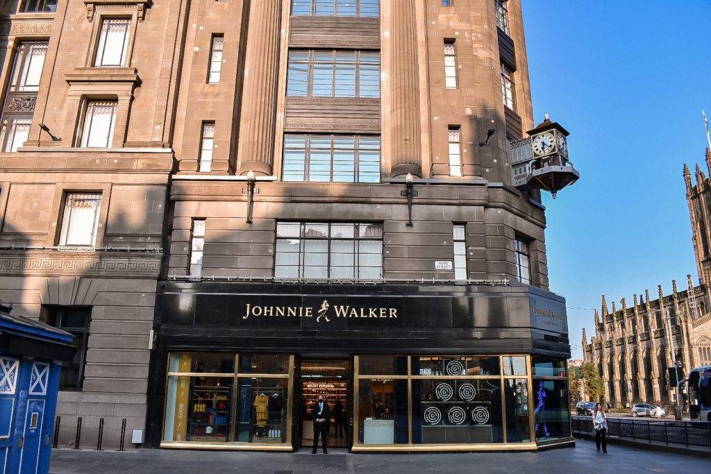 Johnnie walker princes street